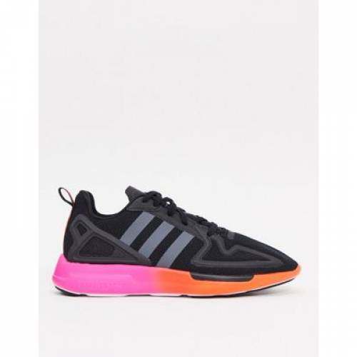 アディダス オリジナルス スニーカー スニーカー 黒色 ブラック Adidas Originals Zx 2k Flux Trainers In Triple Black メンズ スニーカー ファッションブランド カジュアル ファッション スニーカー Adidas スニーカー Volleybalcluboegstgeest Nl