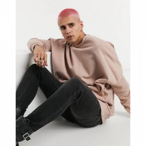 人気が高い エイソス Asos Design スウェットシャツ トレーナー ピンク メンズファッション トップス スウェット メンズ Extreme Oversized Sweatshirt In Pastel Pink Fawn スニケス 格安 Portnetcorporation Co Zw