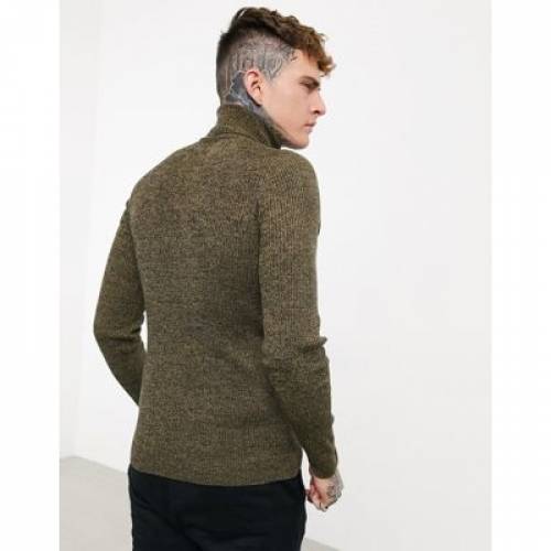 エイソス Asos Design Asos Design Muscle Fit Ribbed Roll Neck Jumper In Tan メンズモード トップス ファッションブランド名 簡略 ファッション Damienrice Com