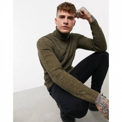 エイソス Asos Design Asos Design Muscle Fit Ribbed Roll Neck Jumper In Tan メンズモード トップス ファッションブランド名 簡略 ファッション Damienrice Com