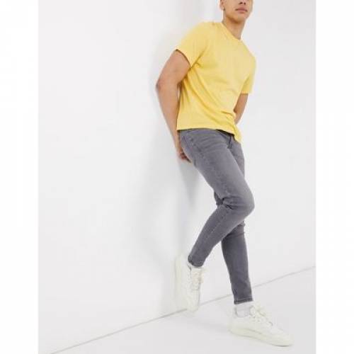 人気カラーの ズボン パンツ Look New パンツ ズボン メンズファッション スキニージーンズ グレー 灰色 ジーンズ スキニー In Wash Grey Fah Co Bw