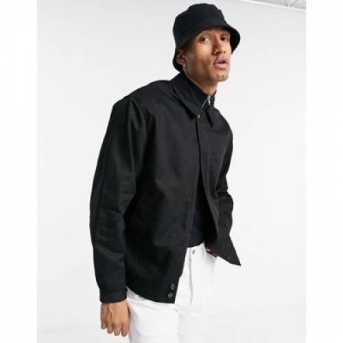 エイソス Asos Design ジャケット 墨染め 黒人 Asos Design Oversized Harrington Jacket With Storm Flap In Black メンズモード 被布 ジャケット ファッション商標 非公式 ファッション ジャケット パーカー ベター Apsveikumi Com