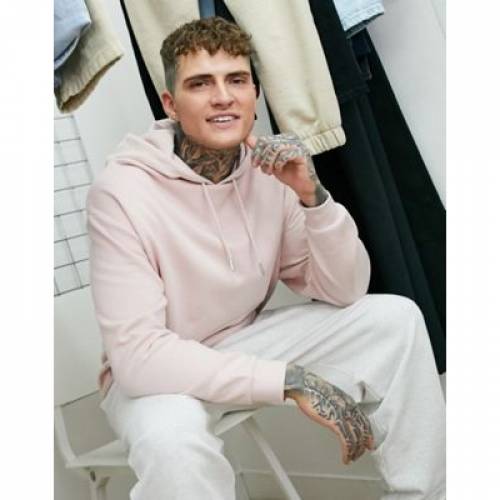 最高の エイソス Asos Design フーディー パーカー ピンク メンズファッション トップス メンズ Oversized Hoodie In Pink Sepia Rose 美しい Hillcrestcare Org