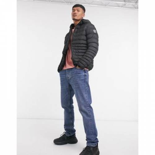 有益四つ零 Good For Nothing ジャンパー 真っ黒 黒いこと Good For Nothing Quilted Jacket With Hood In Black メンズ流行り物 上着 ジャケット ファッション商標名 快適 ファッション ジャケット パーカー ベスト Damienrice Com