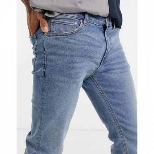 エイソス Asos Design スキニー ジーンズ ビンテージ ヴィンテージ ミッド 青色 ブルー スキニージーンズ メンズ Vintage Asos Design In Mid Wash Blue Lojascarrossel Com Br