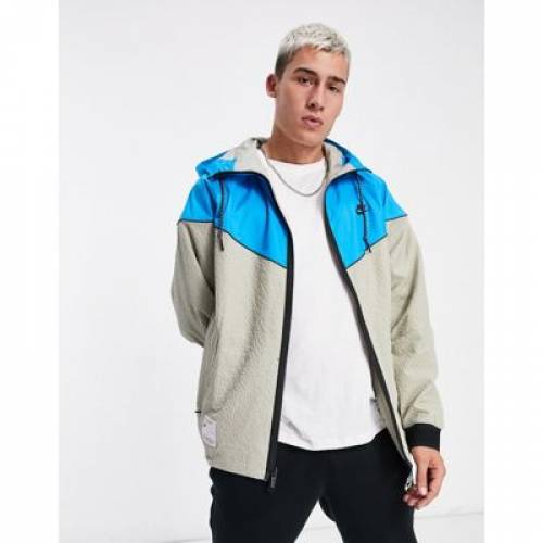 ジャケット パーカー Stone カジュアル ウーブン ナイキ ベスト ジャケット ファッション 青色 ブルー Woven Nike Concrete Jungle Zip Through Jacket In Stone Blue メンズファッション コート ジャケット スニケス