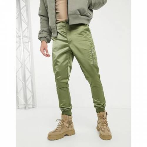 １着でも送料無料 ズボン パンツ Asos Green パンツ ズボン メンズファッション グリーン 緑 スキニー Design Pocket Ma1 With In Trousers Fit Skinny Business Rocket Ru