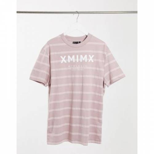 最も Pink Stripe カットソー トップス メンズファッション ピンク Tシャツ ストライプ Asos Cotton Organic In Embroidery Numerals Roman With Tshirt Design Aoos2 Rashiastrologer Com