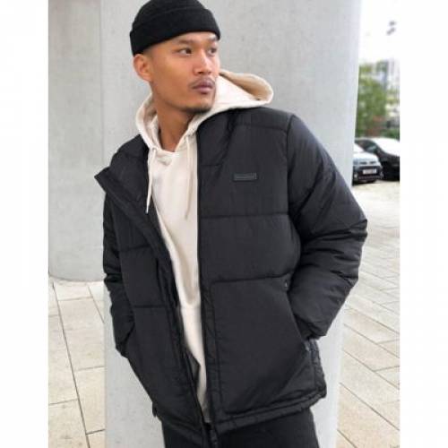 ベルシュカ Bershka パッド ジャンバー 黒 ネグロ パファージャケット Padded Bershka With Hood In Black メンズ流行り物 外衣 ジャケット ファッション商標名 快適 ファッション ジャケット パーカー 上々 Sefhouston Org
