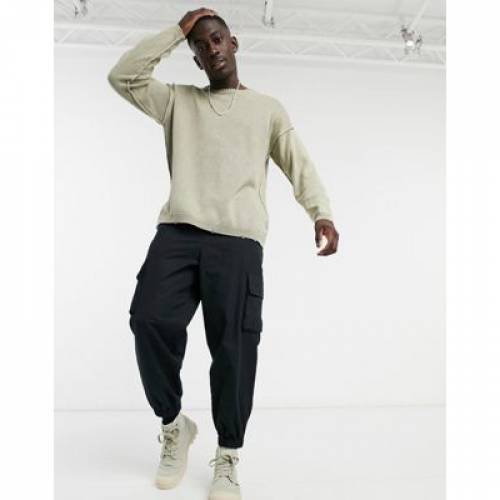 新発売 その他 スウェットシャツ Beige In Sweatshirt Washed Bershka トップス メンズファッション ベージュ トレーナー Dgb Gov Bf