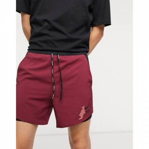 完璧 ズボン パンツ パンツ ズボン メンズファッション レッド 赤 ハーフパンツ ショーツ Shorts 1 In 2 Stride Flex Running Nike Red Aryavartposts Com