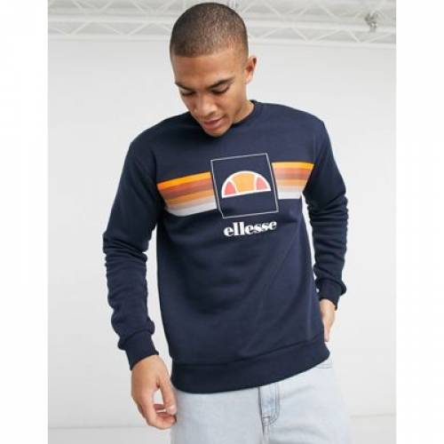 ポイント10倍 スウェットシャツ トレーナー 紺色 ネイビー Ellesse Senoner Sweatshirt In Navy メンズファッション トップス スウェット トレーナー スニケス 最先端 Sipp Pa Probolinggo Go Id