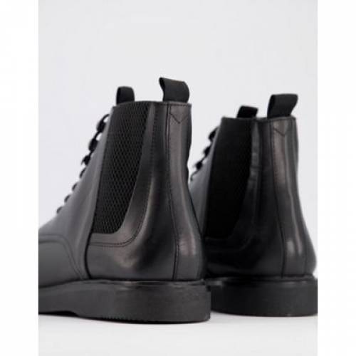 エイチバイハドソン H By Hudson ブーツ ブラック 墨染め H By Hudson Gamma Hiker Boots In Black メンズ ブーツ モードブランド 心安い ファッション スニーカー Damienrice Com