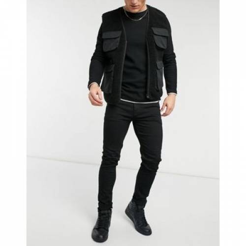 予約販売 ズボン パンツ Asos パンツ ズボン メンズファッション スキニージーンズ ジーンズ スキニー ブラック 黒色 Design Black Fade No Www Alidineinn Com Au