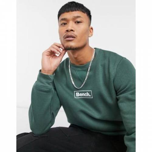 安い ロゴ スウェットシャツ トレーナー 緑 グリーン Green Bench Logo Sweatshirt Coord In Jungle メンズファッション トップス スウェット トレーナー スニケス 100 本物保証 Www Balloonylandkw Com