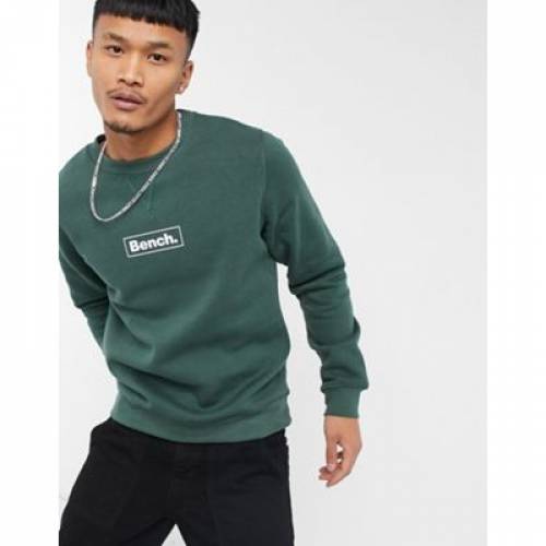 安い ロゴ スウェットシャツ トレーナー 緑 グリーン Green Bench Logo Sweatshirt Coord In Jungle メンズファッション トップス スウェット トレーナー スニケス 100 本物保証 Www Balloonylandkw Com