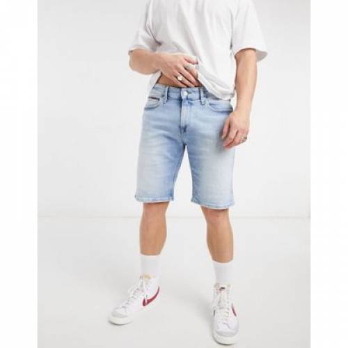 超格安価格 ジーンズ スリム デニム ショーツ ハーフパンツ 青色 ブルー ブーツ メンズファッション ズボン パンツ Slim Tommy Jeans Scanton In Blue Aoos2 Kalnica Eu