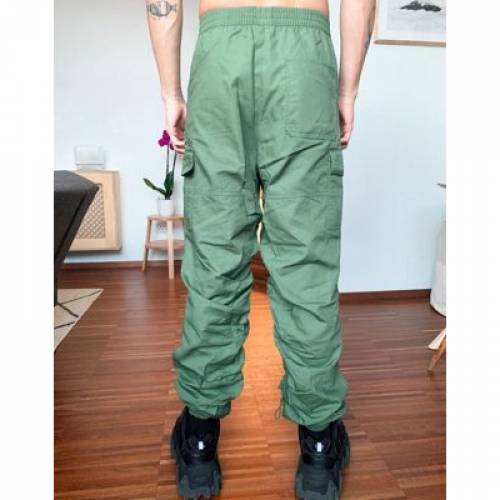 エイソス Asos Design 緑 緑 カーキ Green Asos Design Tapered Trousers With Ruching In Ripstock Khaki メンズファッション ズボン パンツ ファッション商標名 心地好い ファッション パンツ Damienrice Com