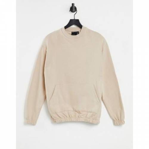 エイソス Asos Design スウェットシャツ 調教師 ベージュ Asos Design Oversized Sweatshirt In Beige Mushroom メンズファッション トップス スウェット トレーナー ファッションブランド インフォーマル ファッション Podotherapiesohilait Nl