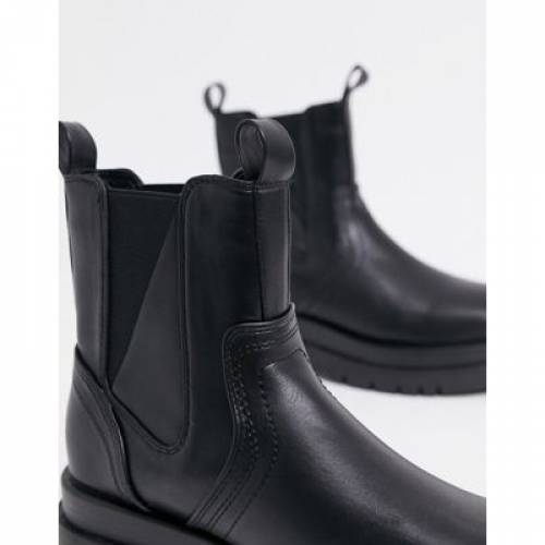 レイド Raid ブーツ 黒人 ブラック Raid Brazen Chunky Biker Boots In Black Pu モード商標名 インフォーマル ファッション スニーカー Damienrice Com