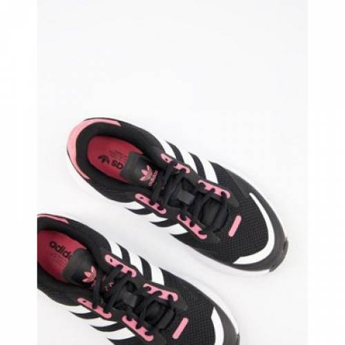 アディダス Adidas Originals アディダス オリジナルス ブースト スニーカー スニーカー 黒いこと 黒 退紅 ヒール Pink Adidas Originals Zx 1k Boost Trainers In Black With Heel Tab モード商標名 略式 ファッション スニーカー Damienrice Com