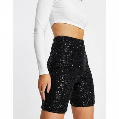 団体イギリスの首都 Club L London クラブ 黒ん坊 ブラック Club L London Sequin Bodycon Short In Black レディースファッション ボトムス パンツ ファッション商品名 略式 ファッション パンツ Sefhouston Org