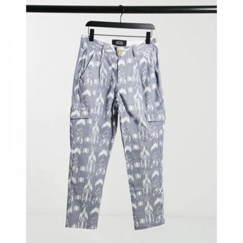 希少 ネイティブユース Native Youth 青色 ブルー メンズファッション ズボン パンツ メンズ Shakur Trousers Co Ord In Blue Print Blue 人気特価激安 Hillcrestcare Org