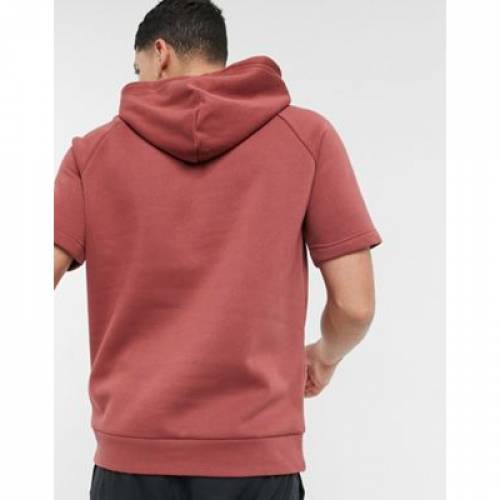 アンダーアーマー Under Armour 羽袖 フーディー パーカー 真赭 赤色 アンダーアーマー 半袖 Sleeve Red Hoodie In Cinna Onyx メンズファッション トップス パーカー アンダーアーマー 心地よい ファッション 上衣 パーカー より良い Damienrice Com