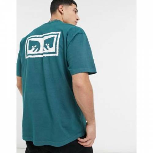 独創的 Tシャツ カットソー Tシャツ In Tshirt Backprint Eyes Obey Green カットソー トップス メンズファッション グリーン 緑 Www Dgb Gov Bf
