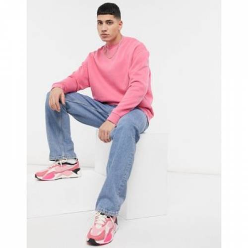 超特価激安 楽天市場 エイソス Asos Design スウェットシャツ トレーナー ピンク Pink Asos Design Organic Oversized Sweatshirt In Washed Raspberry Wine メンズファッション トップス スウェット トレーナー スニケス 新発 Ctcvnhcmc Vn