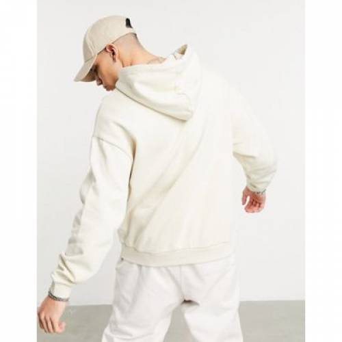 Asos Dark Future フーディー パーカー ロゴタイプ Asos Dark Future Oversized Hoodie In Stone With Logo Chest Print メンズ流行り物 トップス パーカー ファッションブランド名 心安い ファッション ジャケツ パーカー チョッキ Damienrice Com