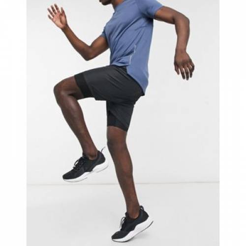 サウスビーチ South Beach 動作 ショーツ ハーフパンツ 黒色 ブラック South Beach Double Layered Performance Shorts With Inner Pocket In Black メンズモード ズボン パンツ ファッションブランド カジュアル ファッション パンツ Mirgroupbd Com