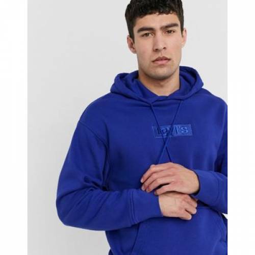 リーバイス Levi S グラフィック テック フーディー パーカー 青味 青味 Levi S Relaxed Graphic Tech Hoody Blue メンズ流行り物 トップス パーカー ファッション商標 略式 ファッション ジャンパー パーカー ベスト Damienrice Com