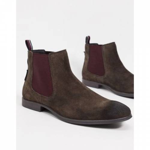 ベンシャーマン Ben Sherman ブーツ 茶 茶色 スエードクロス スウェード チェルシーブーツs Ben Sherman In Brown Suede メンズ ブーツ モード商品名 心安い ファッション スニーカー Collabforge Com