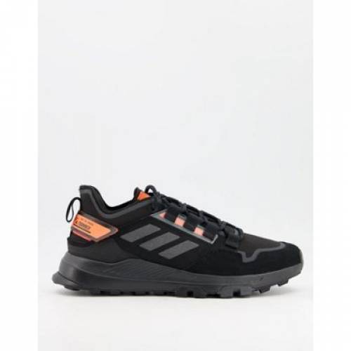 アディダス パフォーマンス Adidas Performance アディダス パフォーマンス トレーナー 黒色 ブラック 橙 ミカン スニーカー Orange Adidas Performance Outdoors Terrex Hikester Trainer In Black And メ ファッションブランド名 カジュアル ファッション スニーカー