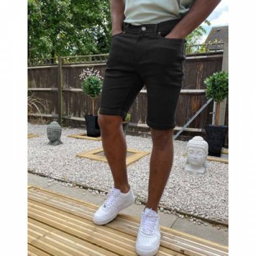 リバー島 River Island スキニー デニム 短パン 半ば下穿き 黒色 黒いこと ブーツ River Island Skinny In Black メンズモード ズボン パンツ ファッション商標名 略式 ファッション パンツ Masm Webinaire Bj