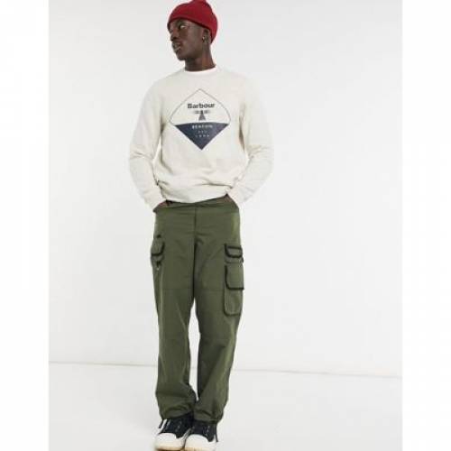 バブアービーコン Barbour Beacon クルー スウェット クリーム Sweat Barbour Beacon Blaze Crew Neck In Cream Paigebird Com