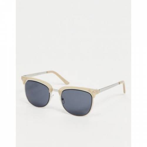 エイソス Asos Design サングラス アッシュグレー 銀鼠色 ベージュ メンズ Silver Asos Design Retro Sunglasses In Champagne And With Smoke Lens Beige Springraise Org