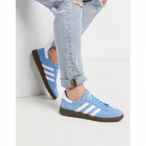 アディダス Adidas Originals アディダス オリジナルス ハンドボール スペシアル スニーカー スニーカー 青色 ブルー Adidas Originals Handball Spezial Trainers In Blue With Gum Sole Ael Global