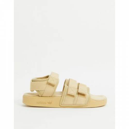アディダス Adidas Originals アディダス オリジナルス アディレッタ サンダル ベージュ Adidas Originals Adilette Sandals In Beige Odeftg Com