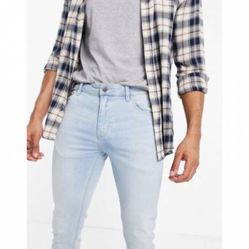 エイソス Asos Design スキニー デニム 青味 ブルーチーズ スキニージーンズ メンズ Asos Design In Light Wash Blue Psvocationalconsulting Com
