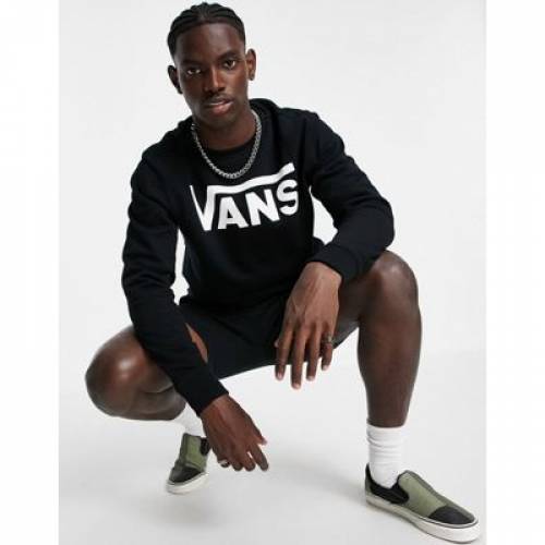 新品入荷 ヴァンズ Ii バンズ トレーナー バンズ Vans Classic カジュアル クラシック ファッション スウェットシャツ バンズ 黒色 ブラック メンズ Vans Classic Ii Sweatshirt In Black スニケス 通販でクリスマス スウェット トレーナー