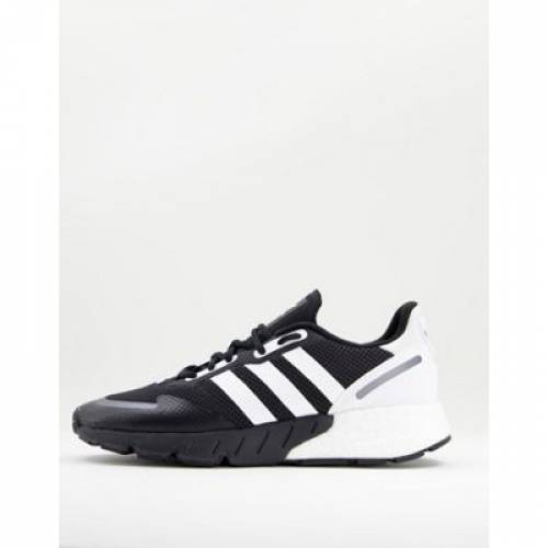 アディダス Adidas Originals アディダス オリジナルス ブースト スニーカー スニーカー コア 黒色 ブラック Adidas Originals Zx 1k Boost Trainers In Core Black Voli Me