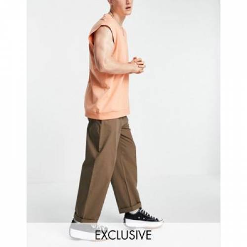 ファッションブランド カジュアル Casual ファッション パンツ リクレイムドヴィンテージ Reclaimed Vintage Reclaimed ビンテージ カジュアル ヴィンテージ カジュアル メンズ Vintage Reclaimed Inspired Casual Relaxed Trouser In Dark Stone ズボン パンツ