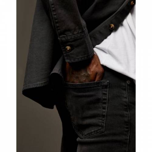 トップマン Topman スキニー ジーンズ 黒色 ブラック 灰色 グレー スキニージーンズ メンズ Topman Stretch In Washed Black Grey Lojascarrossel Com Br