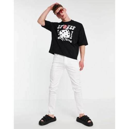 エイソス Asos Design スキニー ジーンズ 白色 ホワイト スキニージーンズ メンズ Asos Design In White Sabudo Vn
