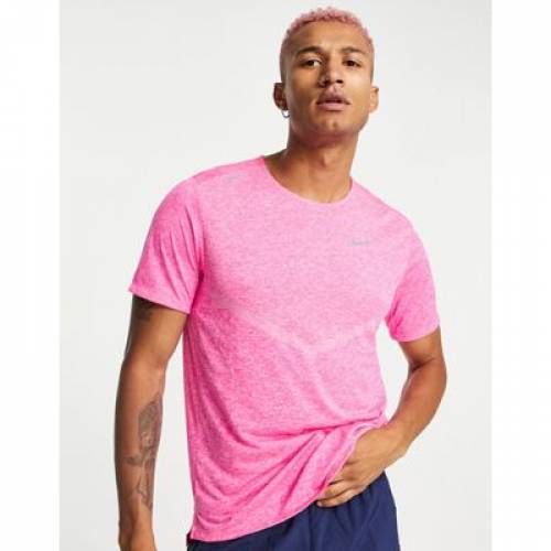 再入荷 Tshirt Rise Drifit Running Nike Pink メンズ ピンク Tシャツ ライズ ドライフィット Running Nike ランニング ナイキ In Marl Bright Tシャツ カットソー Sook Ps