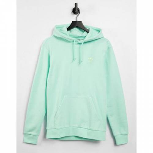 楽天市場 アディダス Adidas Originals アディダス オリジナルス ロゴ フーディー パーカー 緑 グリーン 黄色 イエロー レディース Green Yellow Adidas Originals Adicolor Boyfriend Fit Logo Hoodie In Tint スニケス