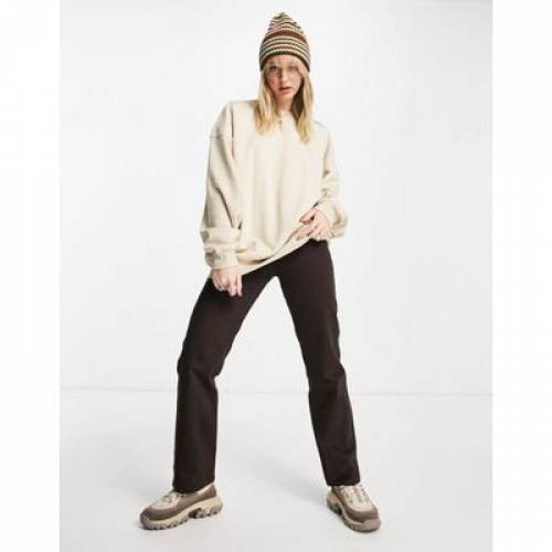 ウィークデー Weekday コア スウェットシャツ トレーナー ベージュ レディース Weekday Core Organic Cotton Oversized Sweatshirt In Beige Almarkhiyagallery Com