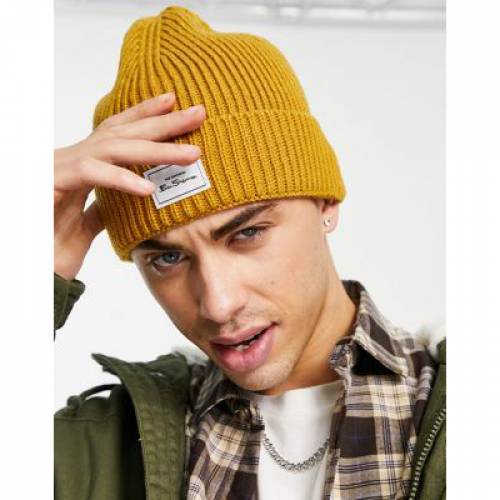 ベンシャーマン Ben Sherman ビーニー 鳥打ち帽 帽子 メンズ Ben Sherman Chunky Rib Beanie Hat In Mustard Almarkhiyagallery Com